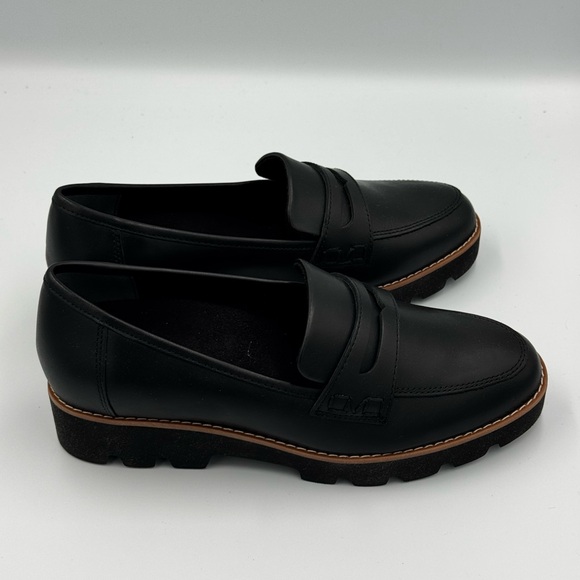 Vionic Cheryl II Black Leather Loafers Women’s 6W EU36 Wide Orthotic Comfort - Picture 7 of 10